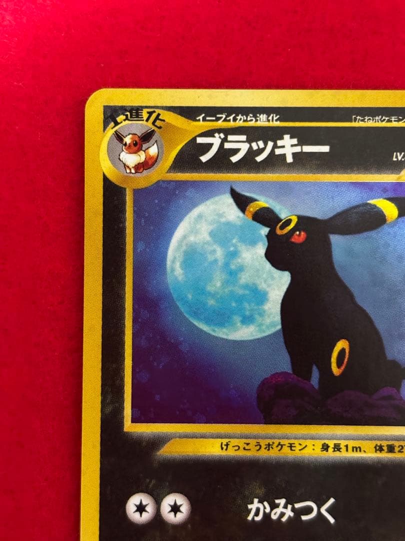 ③ ポケモンカード ブラッキー 旧裏面 遺跡をこえて… No.197