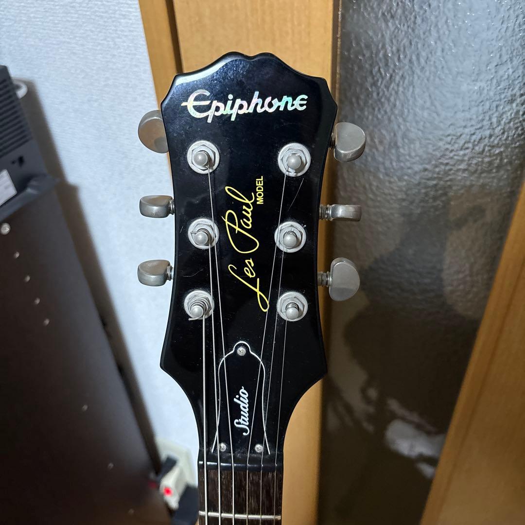 Epiphone Les Paul スタジオ黒とエピフォンハードケース
