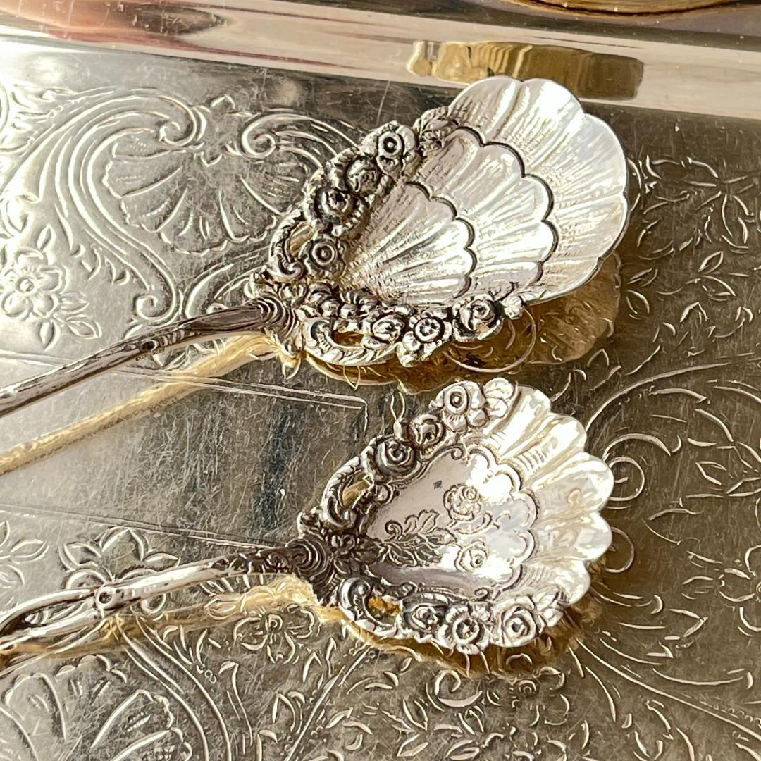 【Christoph Bach】クリームスプーン / シュガースプーン 【純銀】