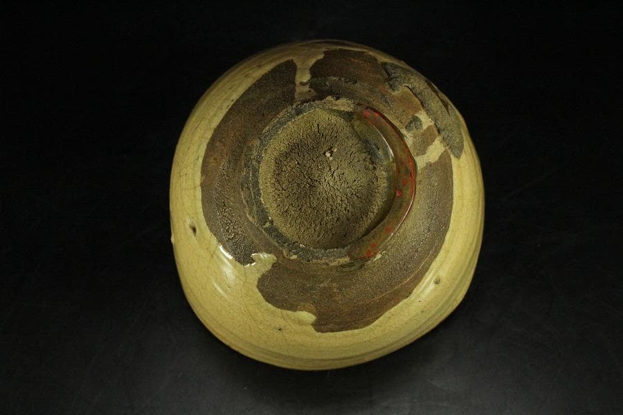 茶道具 古唐津 沓茶碗 時代箱(K-A220)