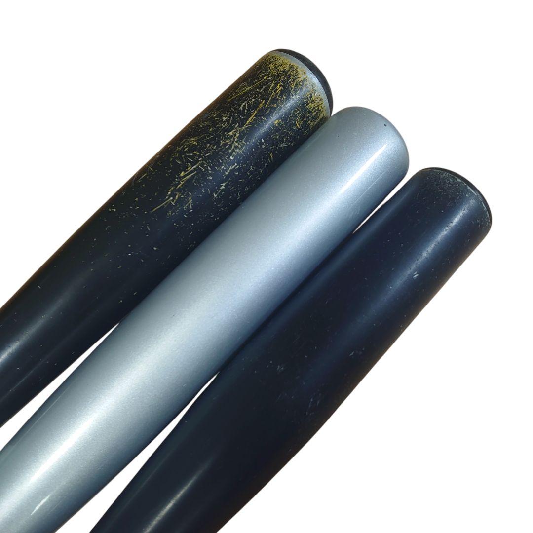 軟式少年 野球バット 3本セット asics mizuno