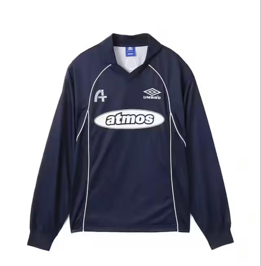 ウェア UMBRO x atmos LS SOCCER JERSEY NAVY