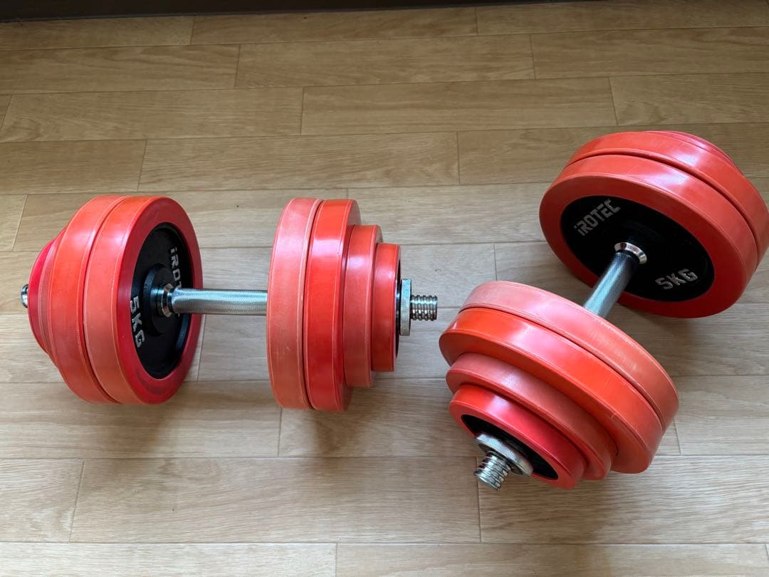 アイロテック(iROTEC)ダンベル　60KG(片手30KG×2個セット)