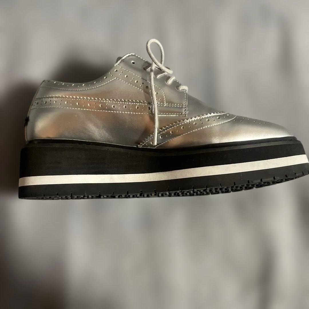 St.ANDREWSセントアンドリュース25スパイクレス シルバーゴルフシューズ