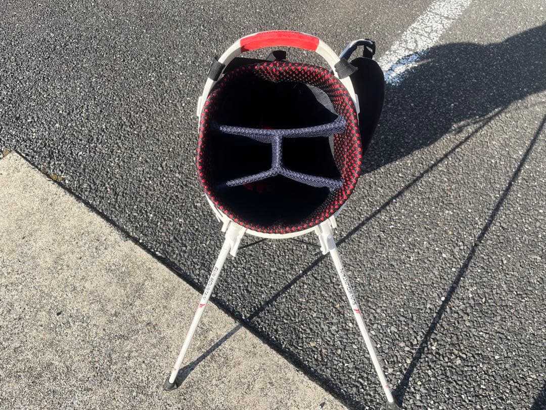 サンマウンテン ゴルフスタンドバッグ ネイビー/ホワイト/レッド