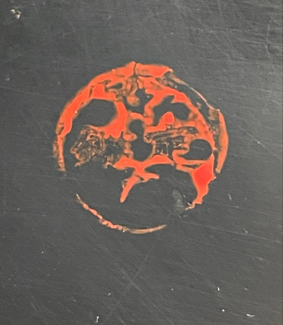 清时代 乾隆年 吉祥文漆絵 八角盒子 蓋付き アンティーク 骨董品