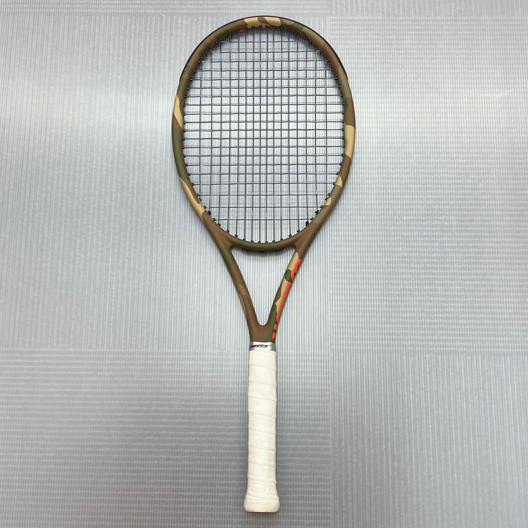 【美品】Wilson BURN 95 カモフラージュ テニスラケット G2