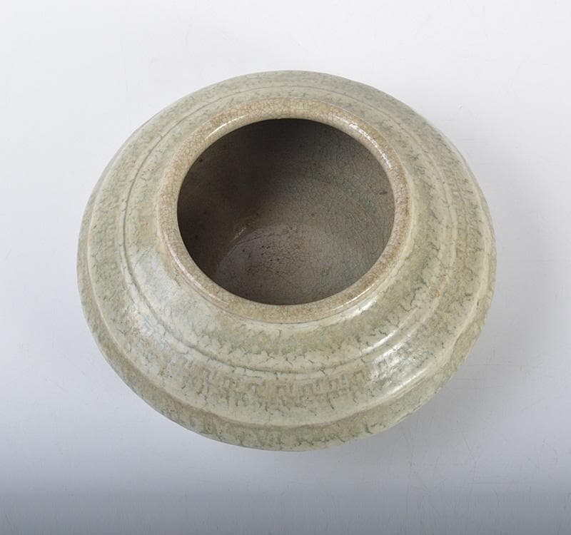 中国　官窯青磁　水孟　筆洗　C　R4274