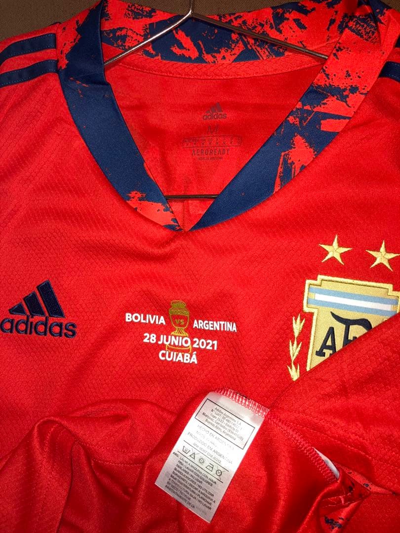 アルゼンチン代表GK支給ユニフォーム#1 アルマーニ選手　メッシ　ディマリア