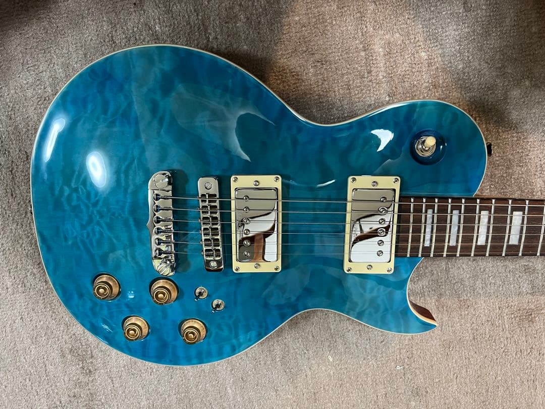 美品❗️　シースルーエメラルドブルー　希少　アリアプロ2 PE-480