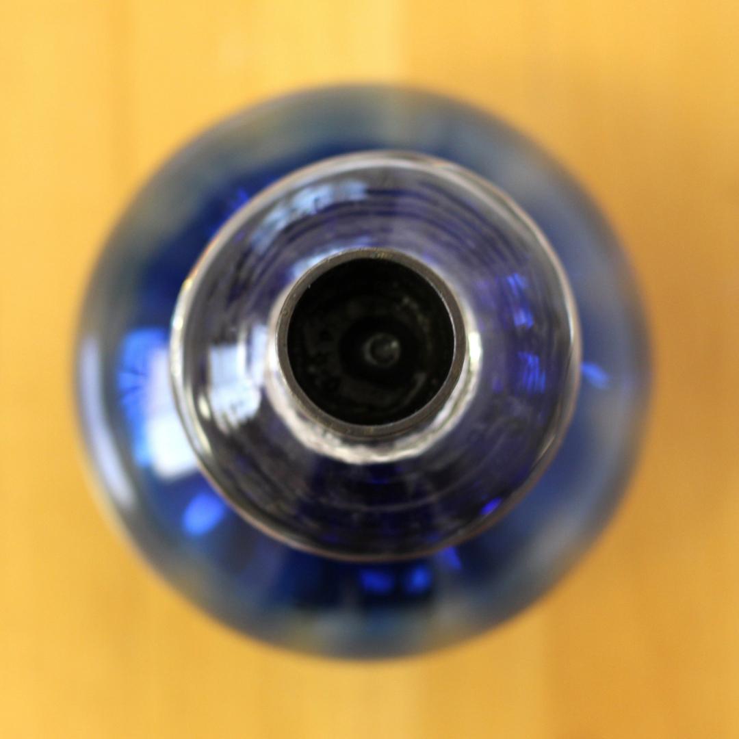 【美品】エリックホグラン　キャンドルスタンド オニオン型　ブルー 01