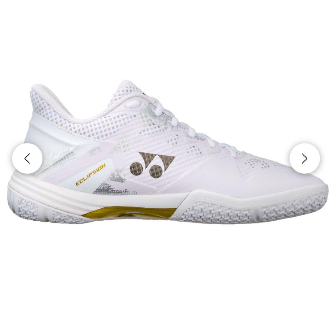 YONEX バドミントンシューズ ホワイト/イエロー