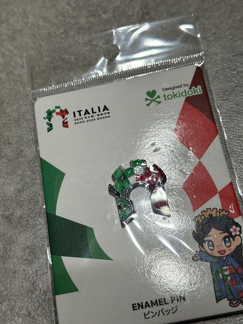 tokidoki イタリアパビリオン　ピンバッジ