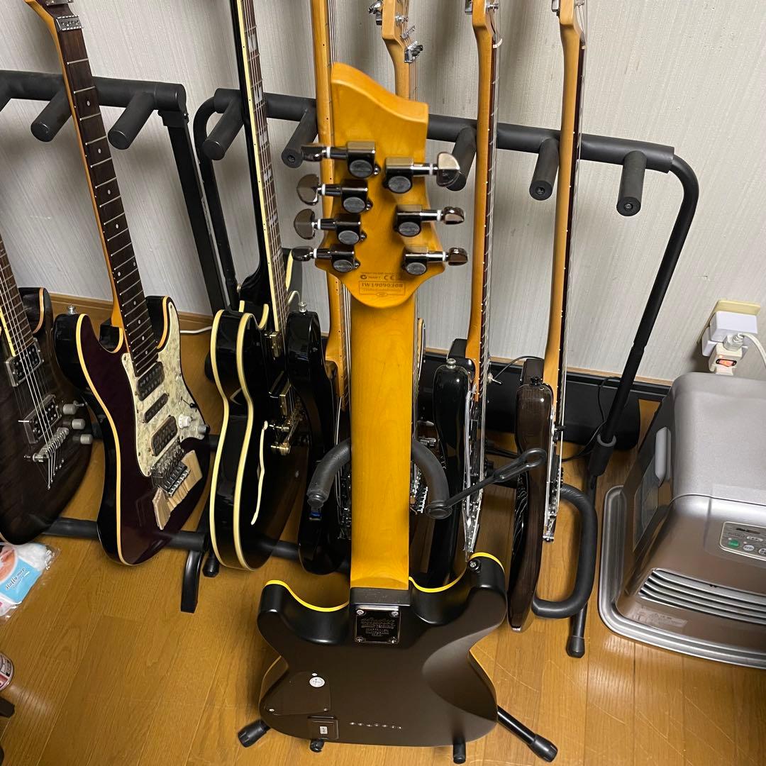 Schecter demon series 7弦　ブラック　エレキギター