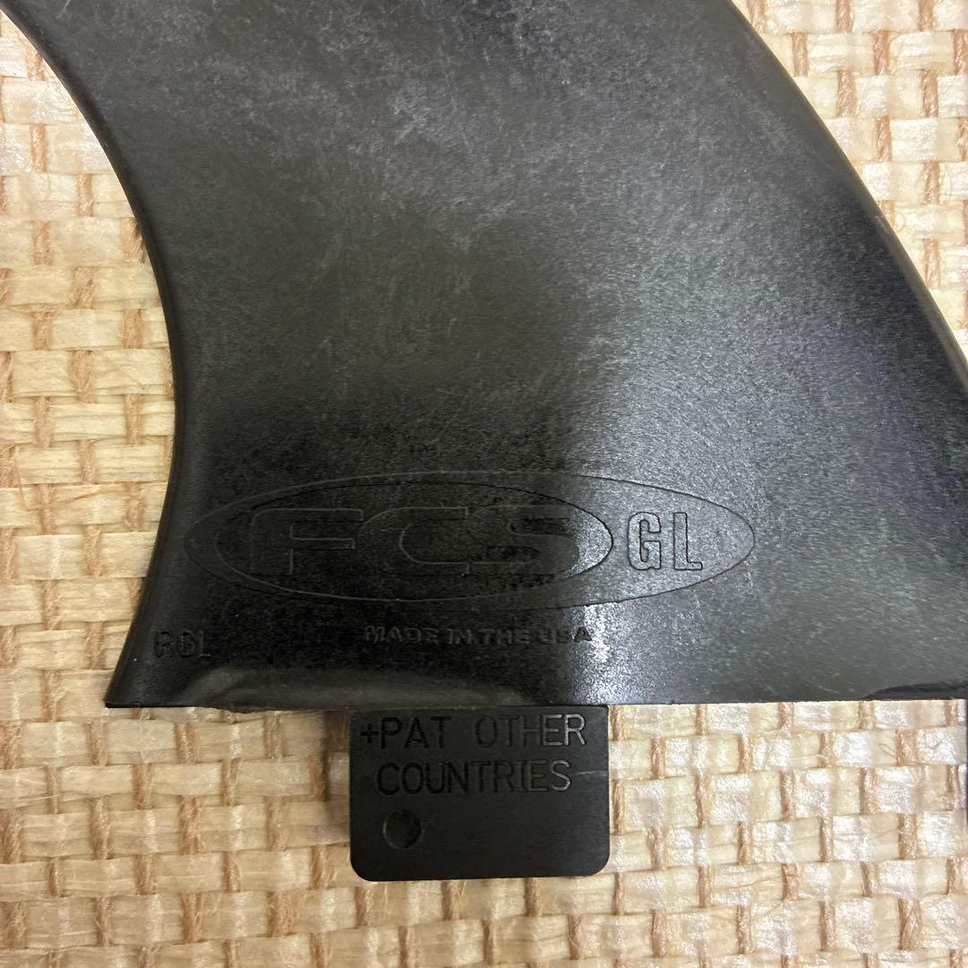 FIBRE GLAS FIN CO サーフボードフィン 8インチ ブラック