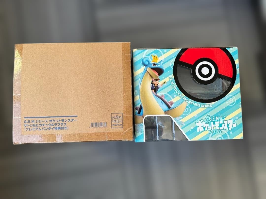 ポケットモンスター サトシ&ピカチュウ&ラプラス フィギュア