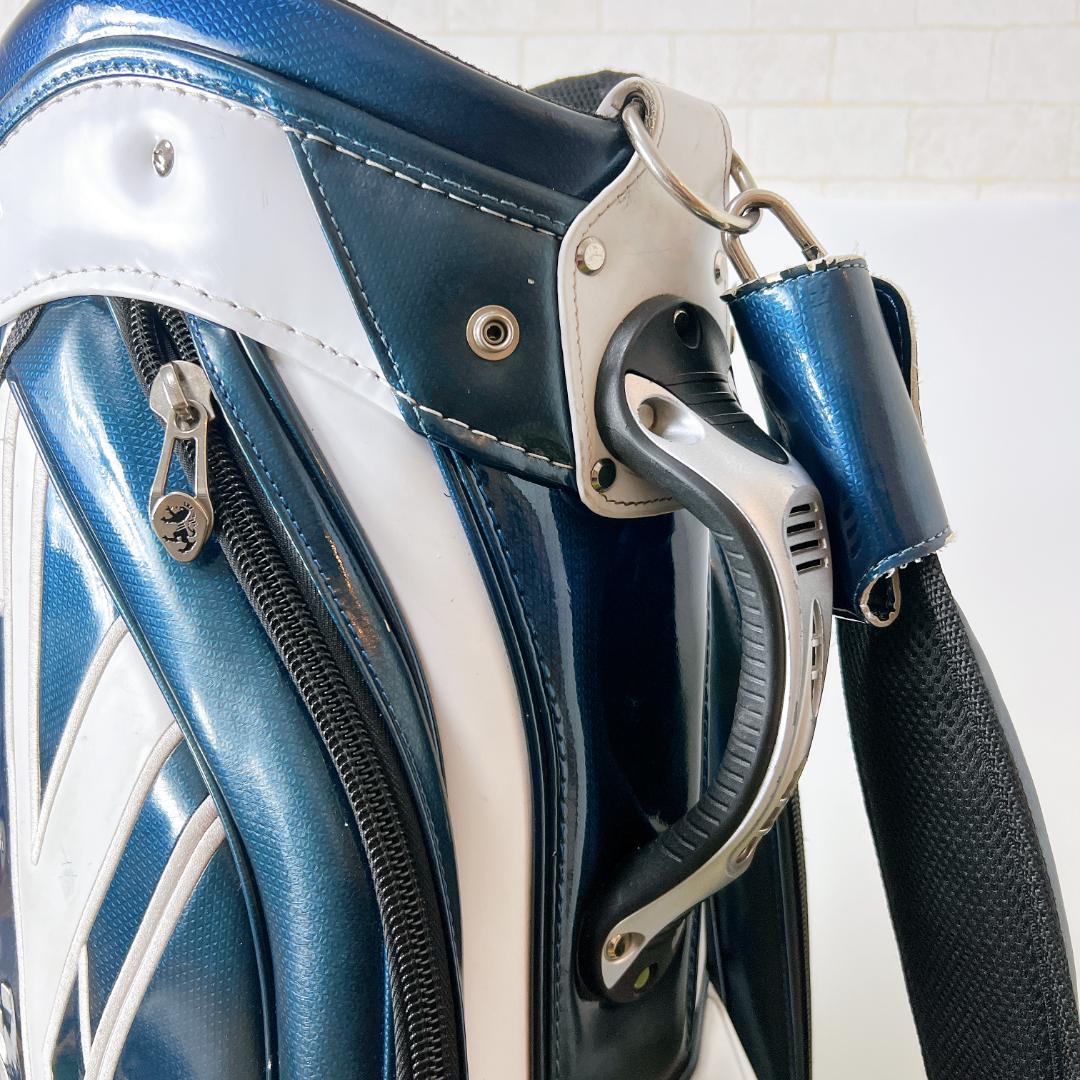 Admiral アドミラル ゴルフ キャディバッグ 5分割 カート型 エナメル