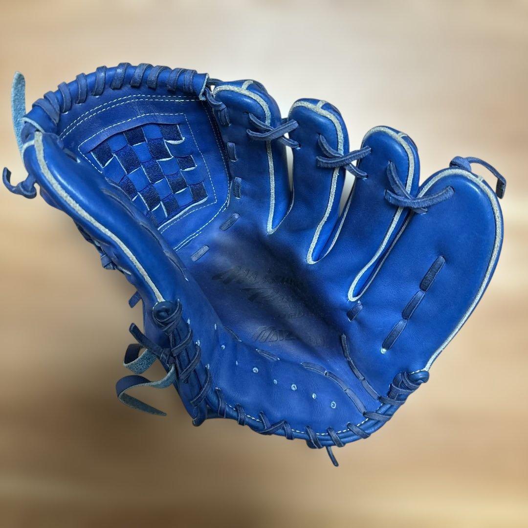 Mizuno Pro 軟式野球グローブ 青