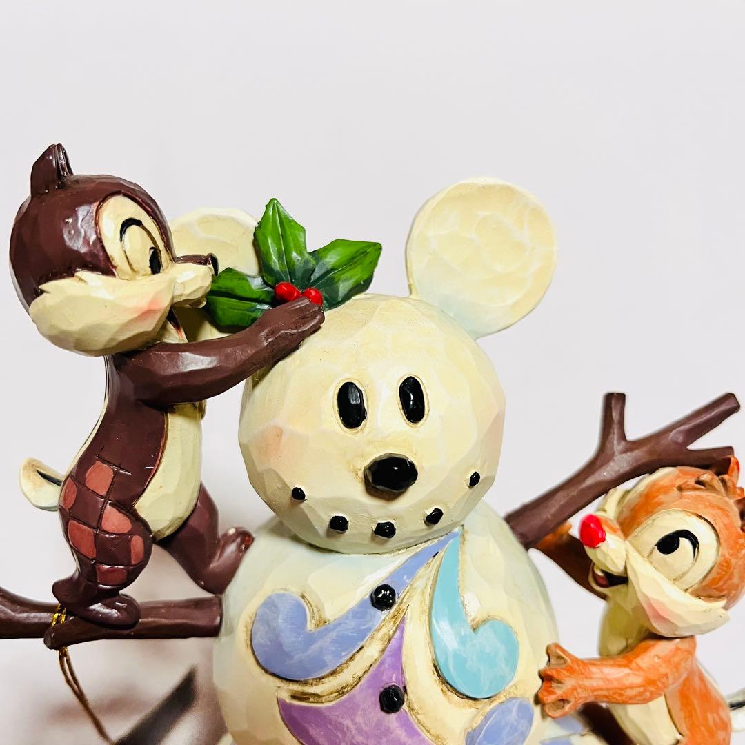 ディズニー　エネスコ　トラディション　ジムショア　チップ　デール　雪だるま