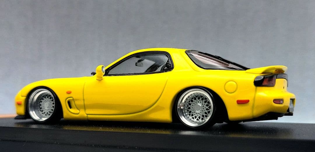 1/43　マツダ　RX-7改　FD3S　BBS-RS　アルミ製　深リム