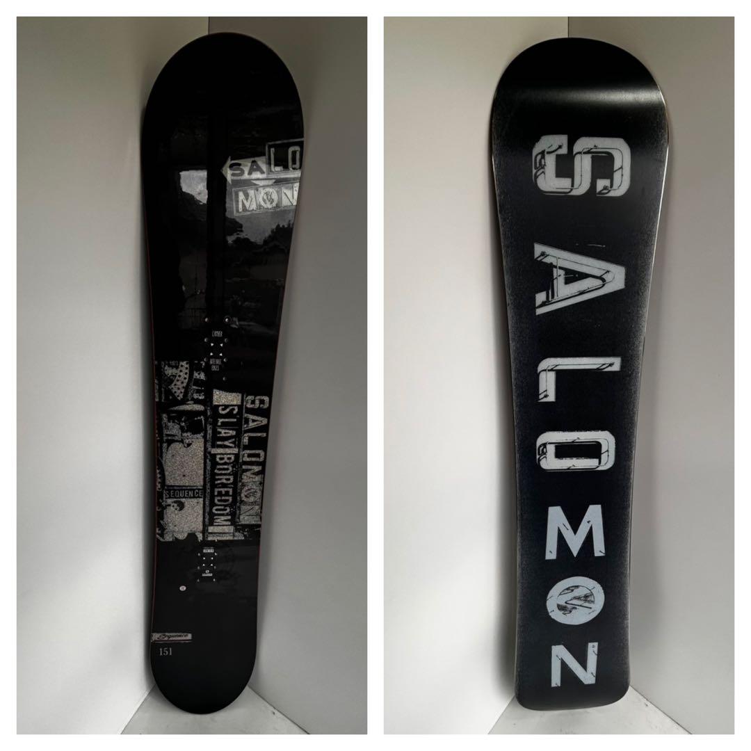 【サロモンセット】サロモン シークエンス 151cm スノーボード 2点セット