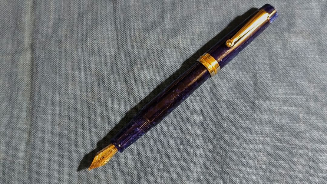 DELTA デルタ 万年筆 ビンテージコレクション ブルー M