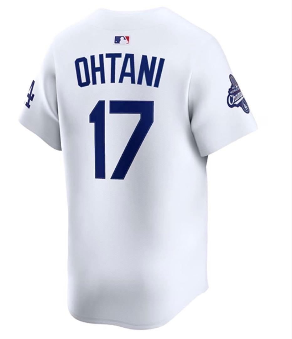 ドジャース大谷翔平リミテッドジャージ ホーム ホワイト 2025WS優勝パッチ付
