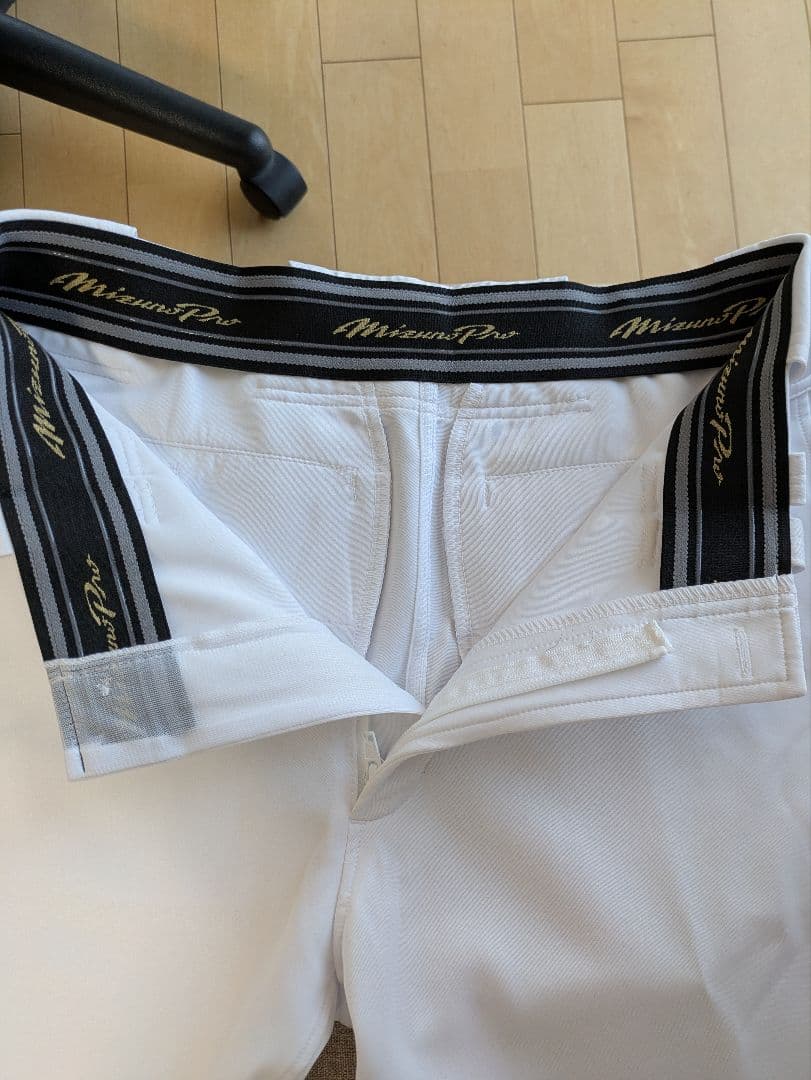 Mizuno Pro 野球パンツ Lサイズ レギュラー ホワイト 2着セット