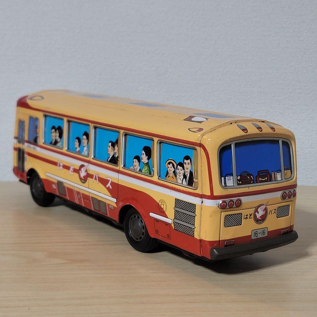 土日限定価格 昭和レトロ ブリキ PMA製 はとバス 40cm