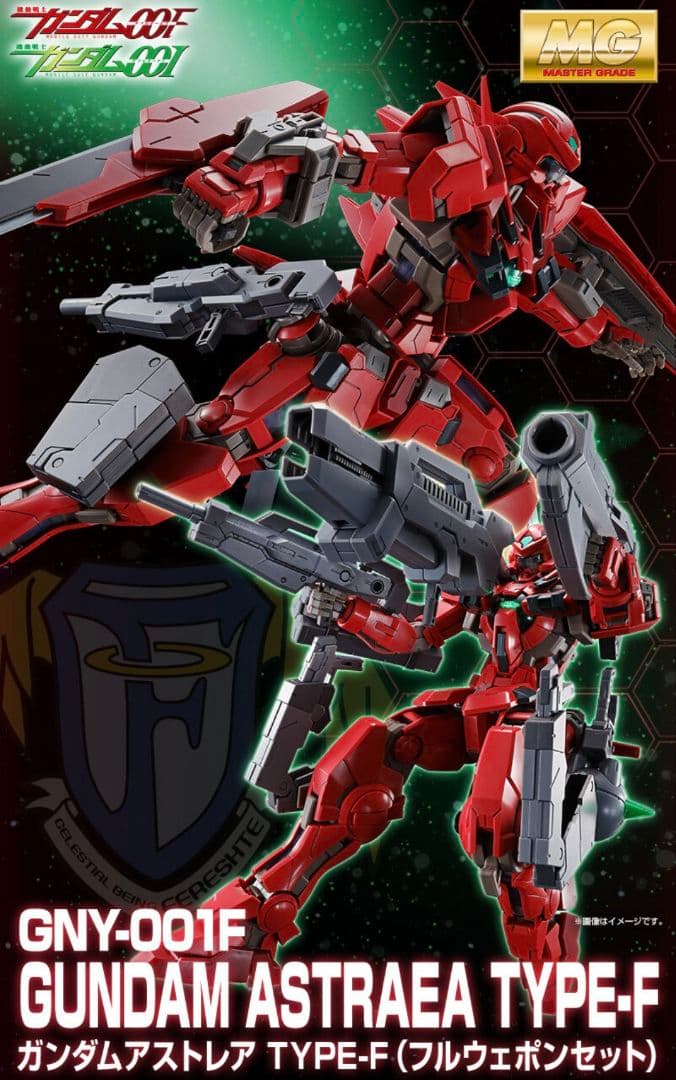 ガンダム　MGガンダムアストレアTYPE-F　以下３点セット
