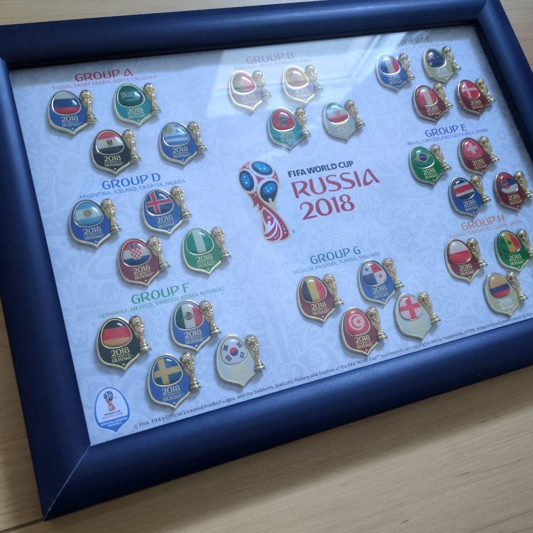 FIFAワールドカップ2018 ピンバッジセット　正規品