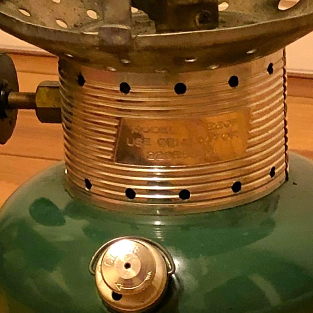 【1971年1月製造】 コールマンビンテージ ランタン220F クラムシェル付き