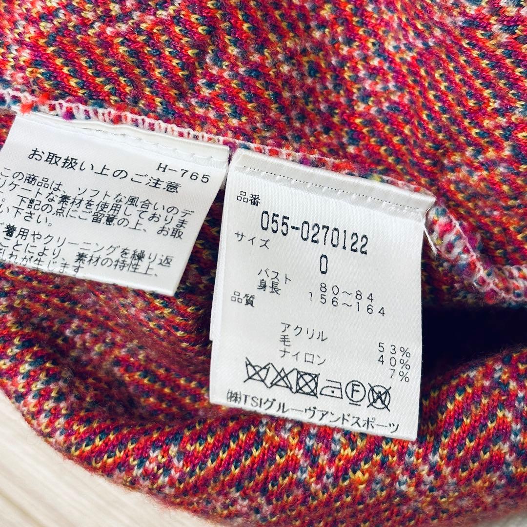 パーリーゲイツ 落書き厚手セーター ニット サイズ0