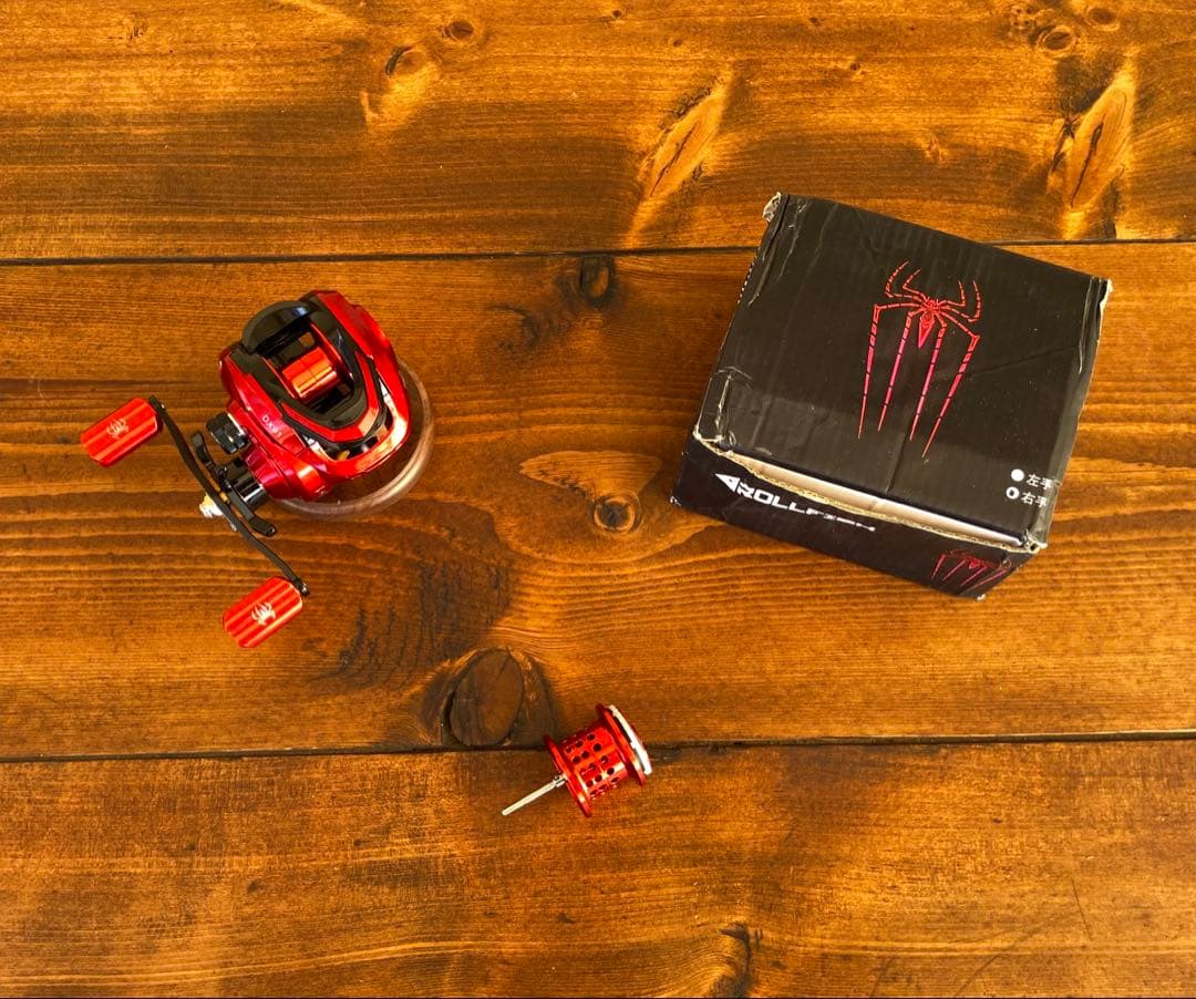 バス釣りセット　2ピースロッド　6ft バスロッド　ベイトロッド　カーボンロッド