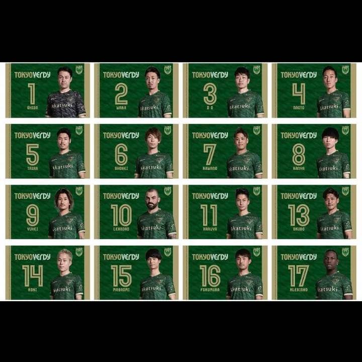 2020 東京ヴェルディ 顔写真入りSフラッグ 12個セット 東京V