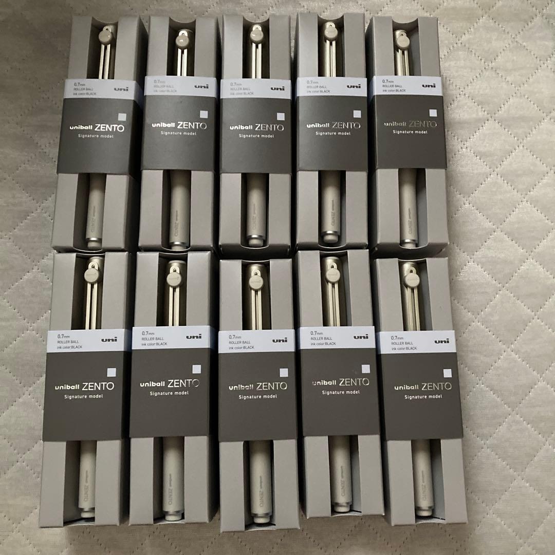 ユニボールゼント　シグニチャーモデル　ZENTO シャンパンゴールド 10本