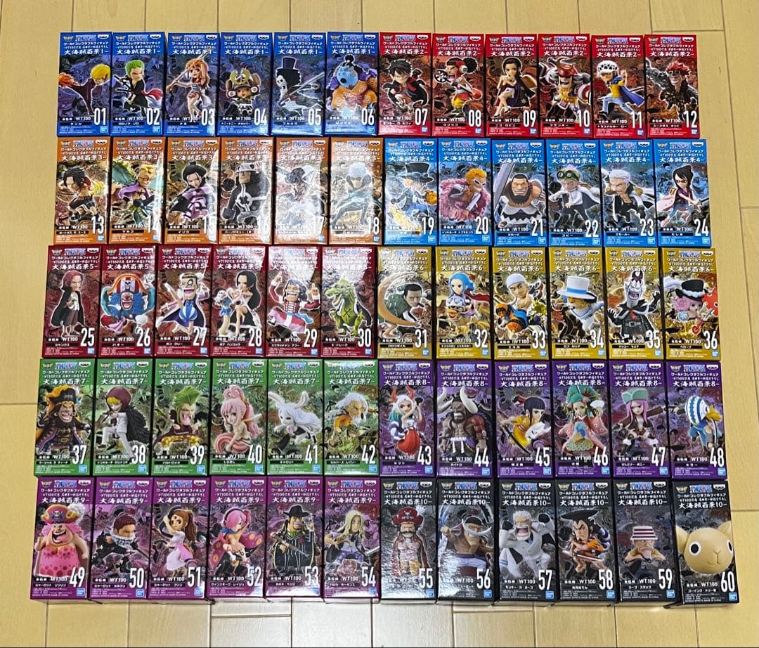 新品未開封　ワンピース　ワーコレ 大海賊百景 全60種 コンプリート