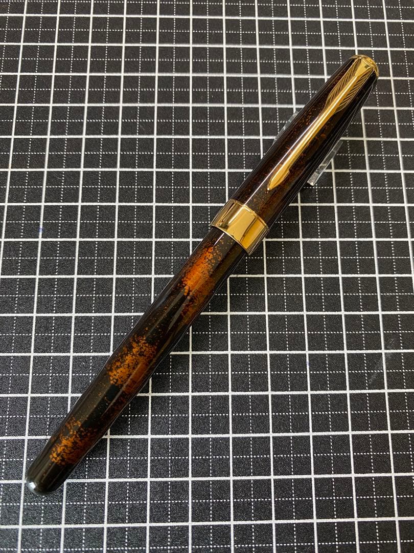 PARKER SONNET ビゾンフォンセ　純正漆　万年筆　字幅F