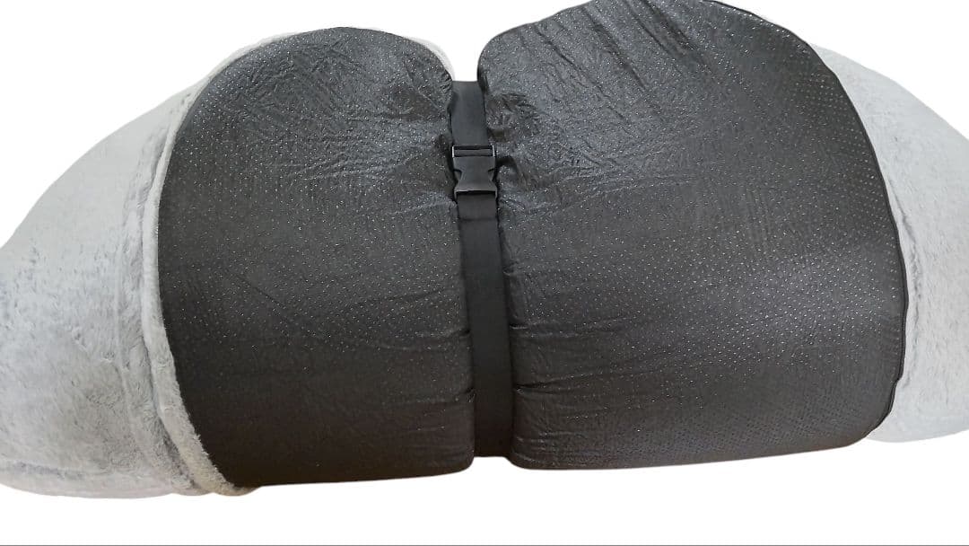 犬人兼用　オーバル型　ベッド グレー