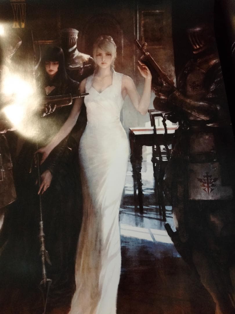 B2ポスター ルナフレーナ ファイナルファンタジーXV スクエニカフェ限定