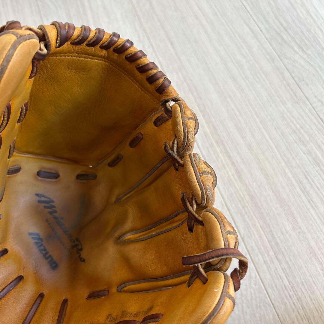 ミズノプロ MIZUNO Pro 最高級 硬式 投手用 旧ロゴ 廃盤レア