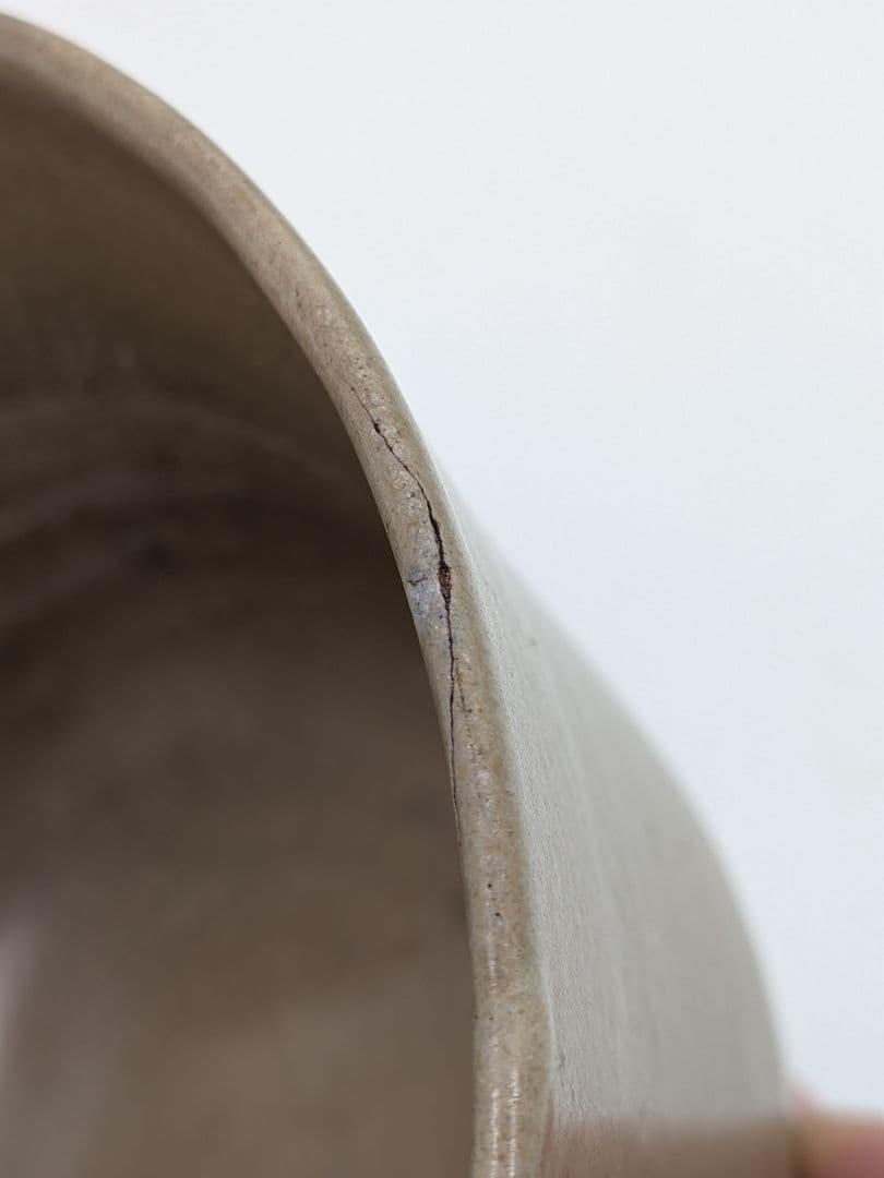 森香州？ 虫明焼 茶盌 抹茶碗 抹茶茶碗 茶道具 茶器 食器 在銘 鉄絵 切高台