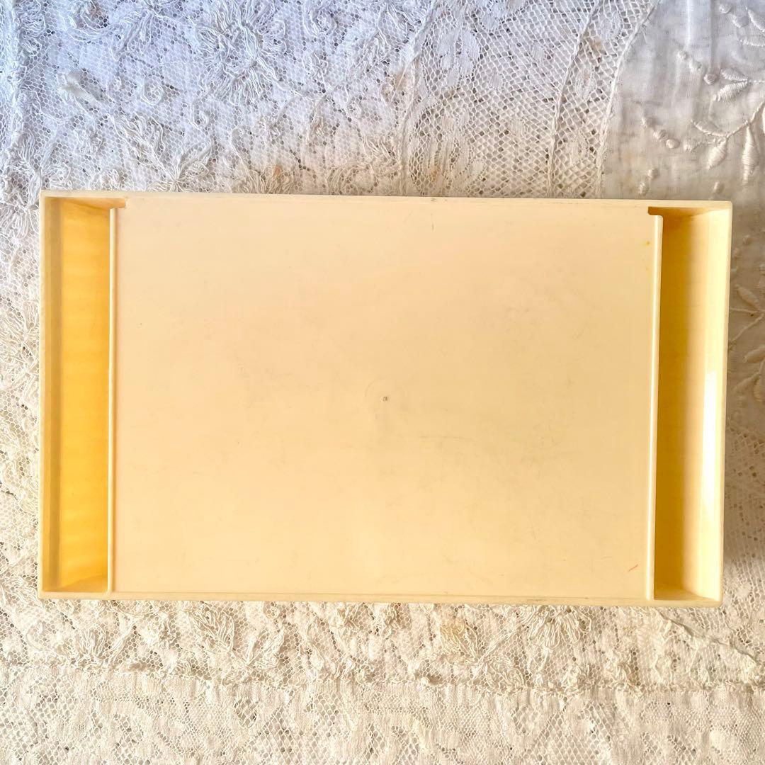 小鳥レリーフのメルスリーボックス　裁縫箱　フランスアンティークヴィンテージ