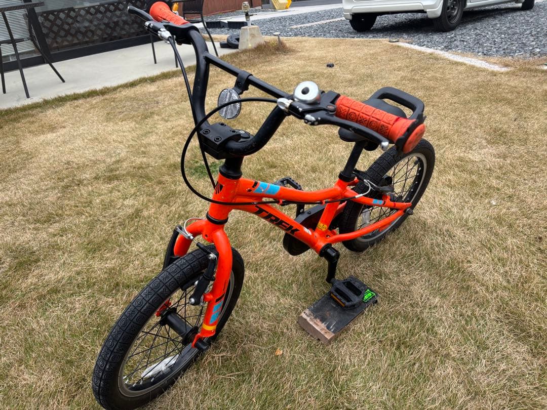 トレックTREK 16インチ キッズ自転車 オレンジ