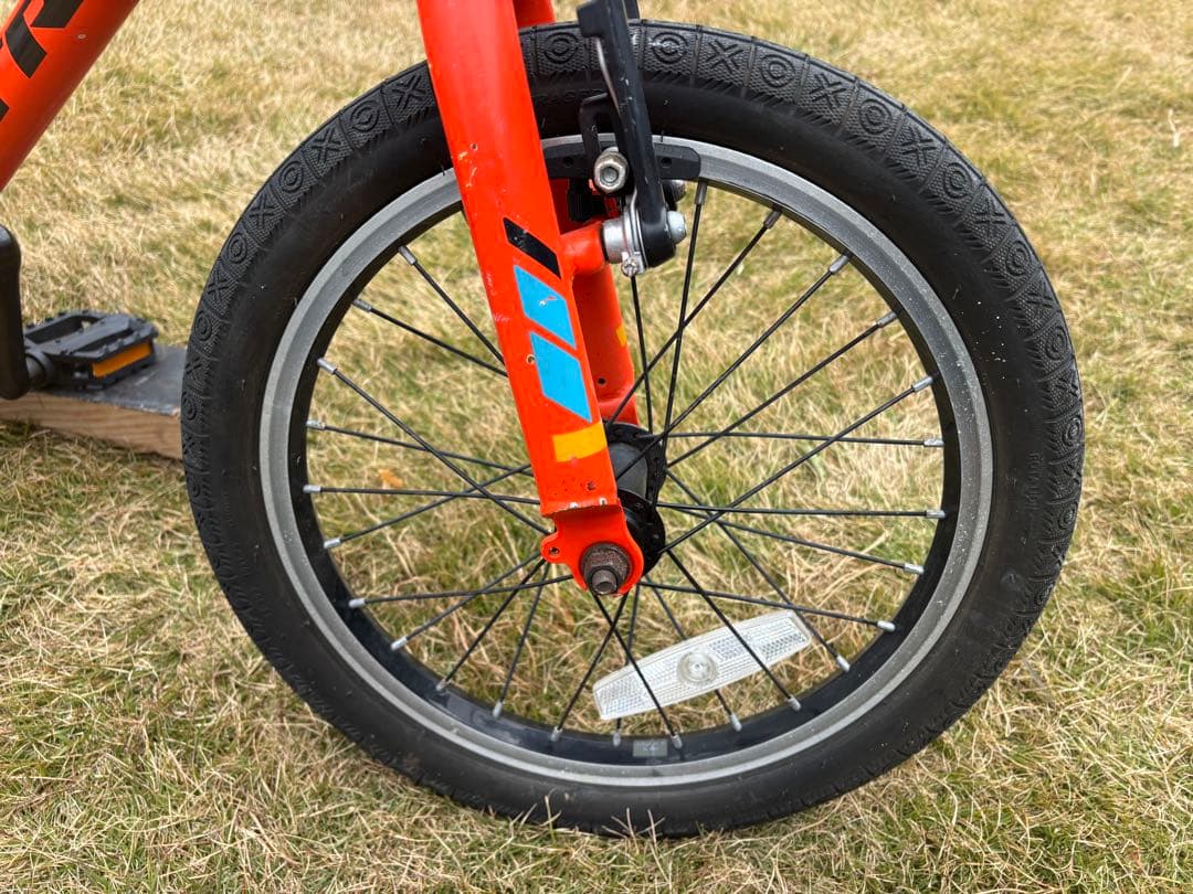 トレックTREK 16インチ キッズ自転車 オレンジ