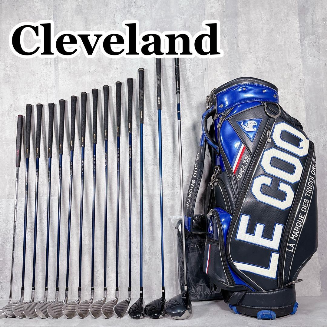 V961 ミズノ 他 ゴルフクラブ メンズ フルセット ルコック 黒 青 初心者