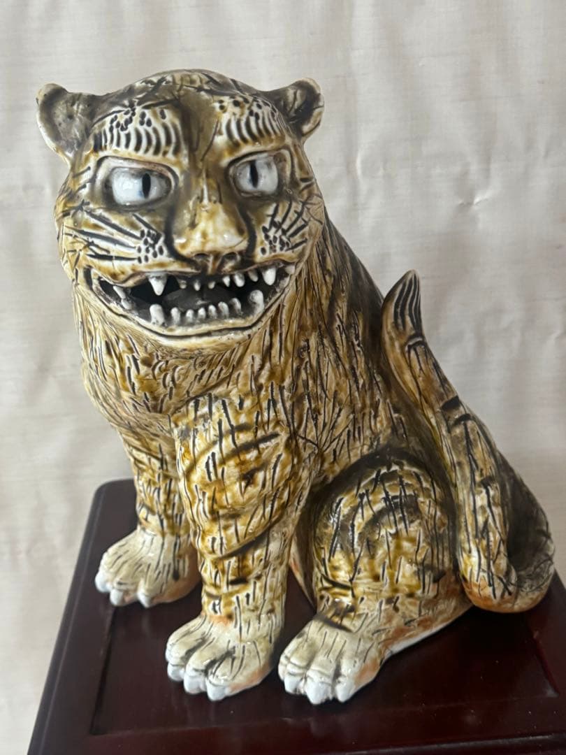 古美術　虎置物