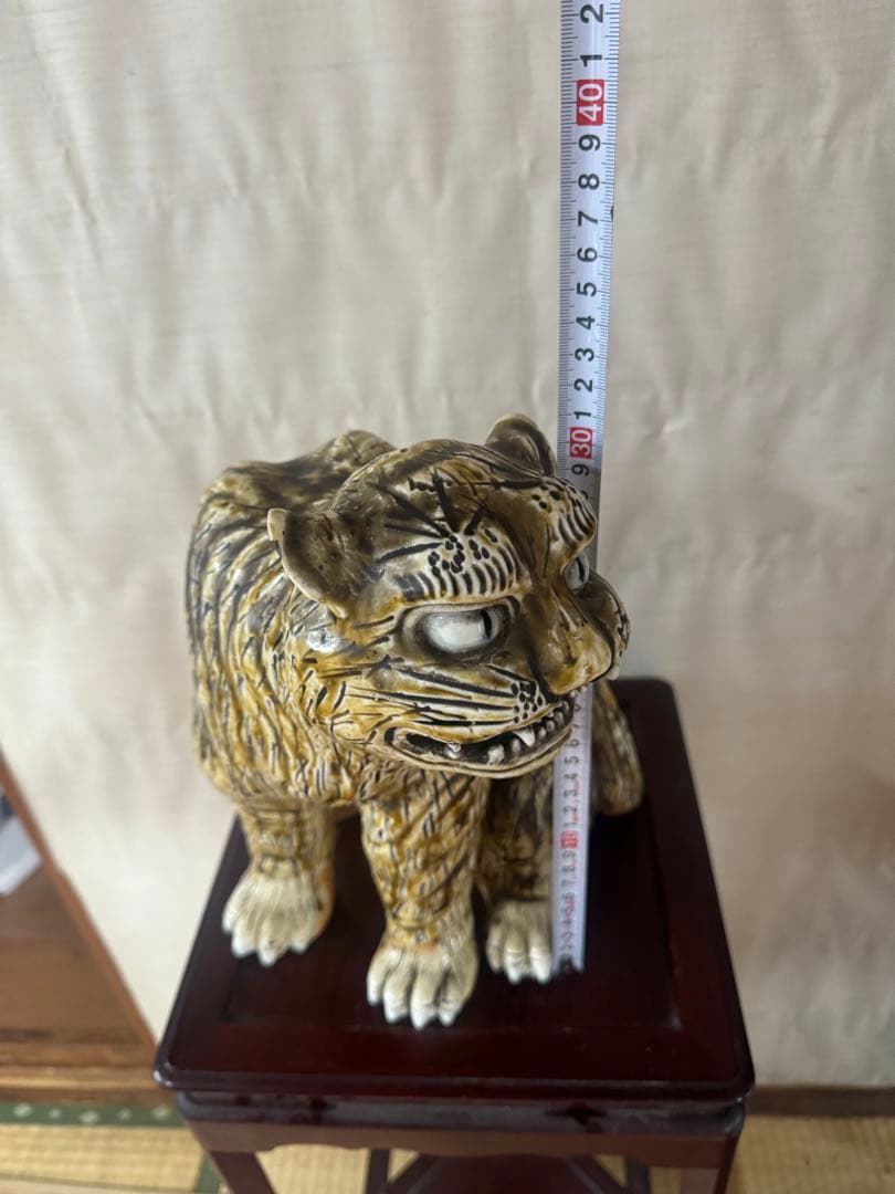 古美術　虎置物