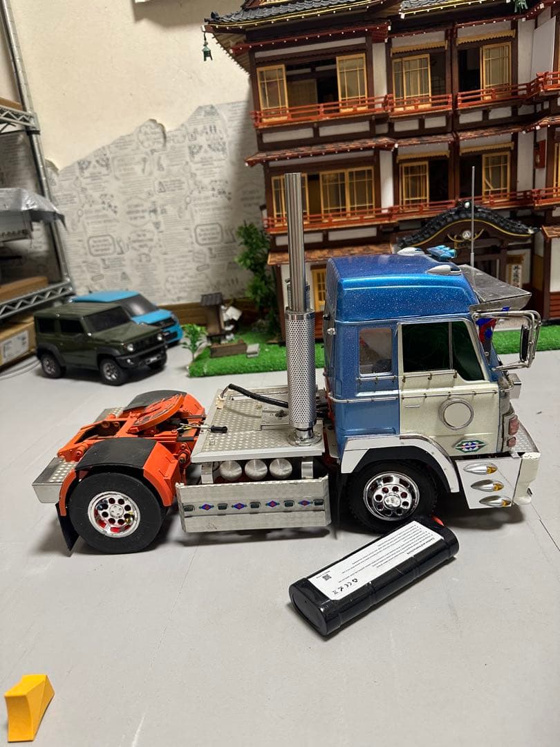 1/14 タミヤ ドルフィン　トレーラー　デコトラ　フロントマーカーリレーあり