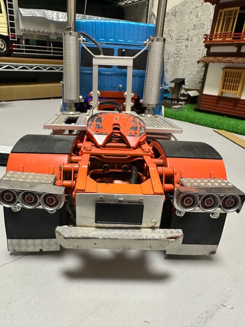 1/14 タミヤ ドルフィン　トレーラー　デコトラ　フロントマーカーリレーあり